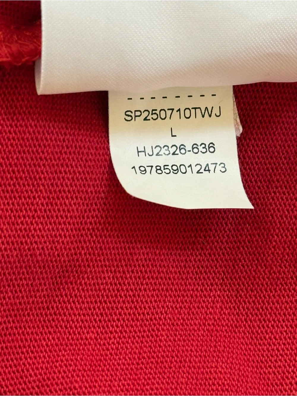 Jordan Air Jordan 1 Sneaker Logo Red T Shirt Men’s Large Embroidered Jumpman